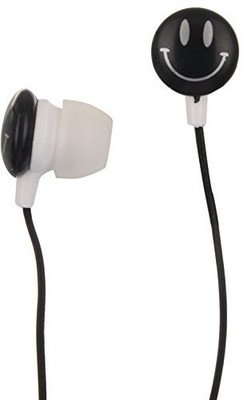 

MYENT Smiley Black Headphone(Black, In the Ear)