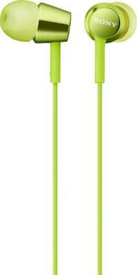 

Sony MDR-EX150 Headphone(Lime Green, In the Ear)