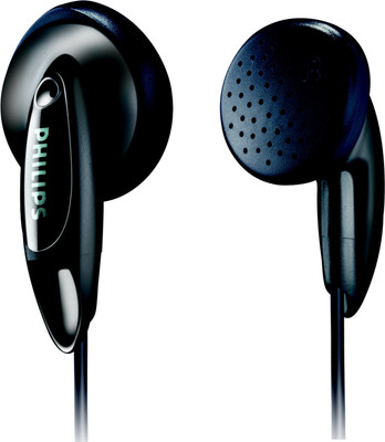 Philips SHE1350 Wired Headset without Mic(Black, Wired in the ear)