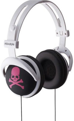Mix-Style Mixstyle Headphones Skull Mix-260204 Headphone(White)