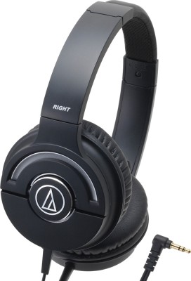 Audio Technica ATHWS55XBK Headphone(Black, Over the Ear) 1
