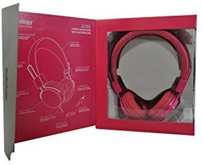 

Audiology Au-350-Gltpnk Over-Ear Stereo Headphones For Mp3 Player, Ipods And Iphones () Headphone(Pink)