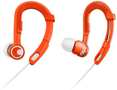 Shrih High Performance Sports In-Ear Headphone(Orange, In the Ear)