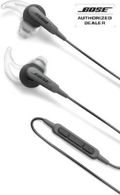 Bose SoundSport In Ear for Apple Devices Wired Headphones (Charcoal BLK,ww, In the Ear) 