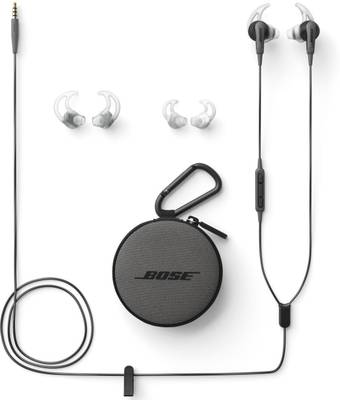Bose SoundSport In Ear for Apple Devices Wired Headphones (Charcoal BLK,ww, In the Ear) 