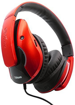 

Syba Oblanc Og-Aud63072 Shell210 Dual Driver Headphones With In-Line Microphone Headphone(Red)