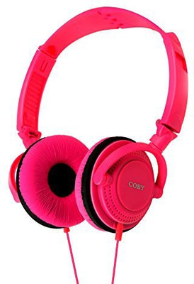 

Coby Cvh-806-Pnk Twister Stereo Headphones With Built-In Mic Headphone(Pink)