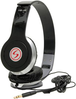 Signature smart phones by Edee VM-46 over the ear Headphones (Black, Over the Ear) 