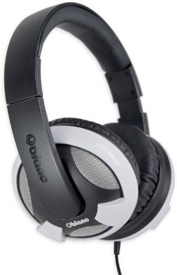 

Oblanc Syba Sy-Aud63052 Over Ear Stereo Headphone With In-Line Microphone And Amplifier For Mobile Headphone(Black)