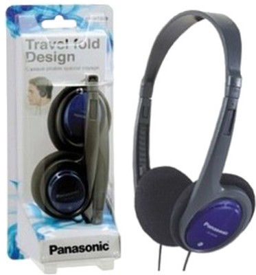 

Panasonic RP-HT030E-A Headphone(Blue, On the Ear)