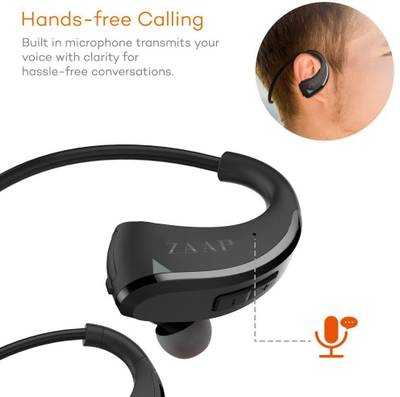 Zaap AQUA FIT Waterproof bluetooth Headphones