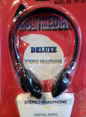 

Multimedia Deluxe Stereo Headphones For Digital Audio Headphone(Black)