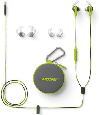 Bose SoundSport In Ear for Apple Devices Wired Headphones (Green, In the Ear) 