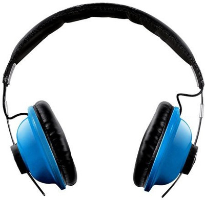 

Ihip Ip-Hp88-Bl Leather Headband Great Stereo Headphone, Blue Headphone(Blue)