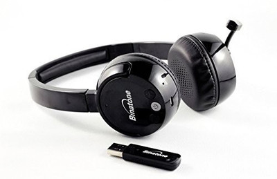 

Binatone Wireless Headset For Pc - Highest Skype Certification - Comes With 3 Months Unlimited Us And Canada Calling Headphone(Black)