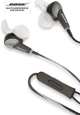 

Bose QC20 Headset with Mic(Grey, In the Ear)