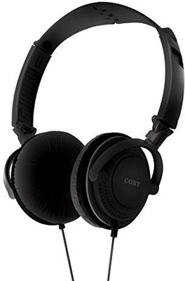 

Coby Cvh-806-Blk Twister Stereo Headphones With Built-In Mic Headphone(Black)
