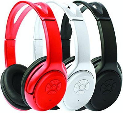 

Impecca Bluetooth Stereo Headphones With Built-In Mic. () Headphone(Red)