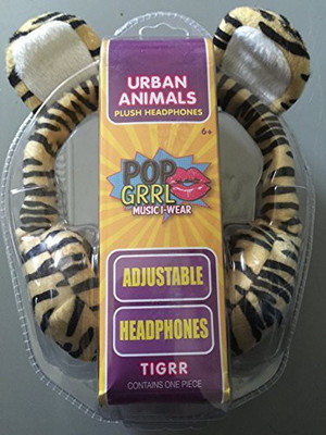 

Urban Animals Plush Headphones Tigrr Headphone(Yellow)