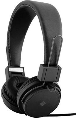 

Polaroid Php8500Bk Neon Headphones With Mic, Foldable, Tangle-Proof, Compatible With All Devices Headphone(Black)