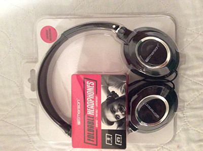

Emerson Foldable Studio Headphones Headphone(Black)