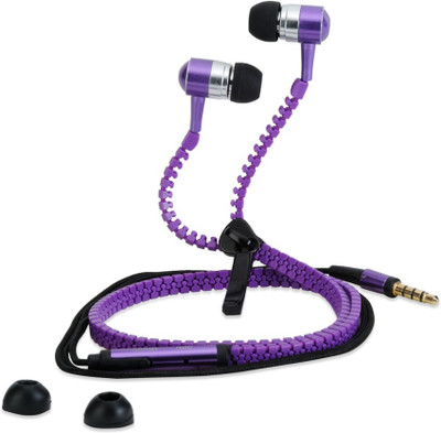 

CP Bigbasket Zipper-hf-Yellow In Ear Wired Earphones with Mic Headphone(Purple, In the Ear)