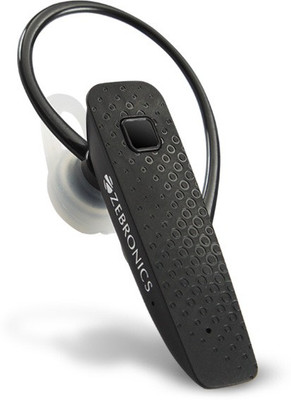 Zebronics Bh539 Bluetooth Headset with Mic(Black, In the Ear)