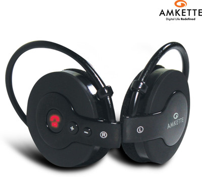 

Amkette Trubeats IGO Bluetooth Headset with Mic(Black, Over the Ear)