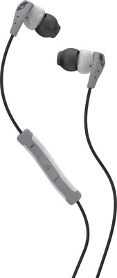 

Skullcandy S2CDGY-405 Wired Headset with Mic(Grey, In the Ear)