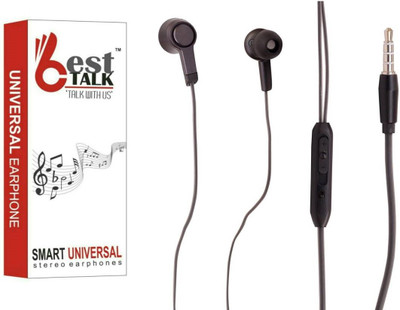 BESTTALK B-1 SUPER DYNAMIC Wired Headset(Black, In the Ear)