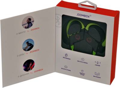 JOOMBOX GROOVES-GREEN Wireless Bluetooth Headset With Mic
