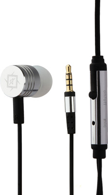 

MUTEBOX MXE-950 METAL SERIES BEST Wired Headset with Mic(BLACK-SILVER (METAL), In the Ear)