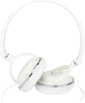 Sonilex SLG-1007HP Headset with Mic(White, Over the Ear)