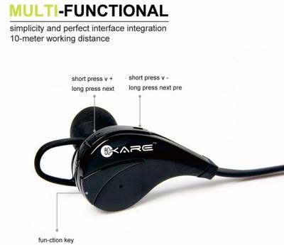 iKare ho6 Wireless Bluetooth Headset 10.days warranty With Mic