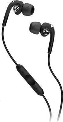 Skullcandy S2FXGM-412 Wired Headset with Mic(Geo & Black & Chrome, In the Ear)