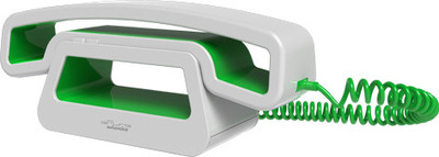 

Swiss Voice CH-01 Wired Headset with Mic(White & Green, On the Ear)