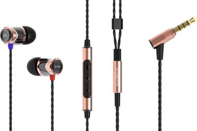

SoundMagic E10C Wired Headset with Mic(Black Gold, In the Ear)