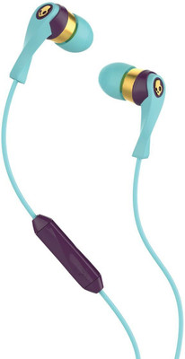 

Skullcandy Winkd With Mic S2IKHY-397 Headset with Mic(Robin Aqua, In the Ear)