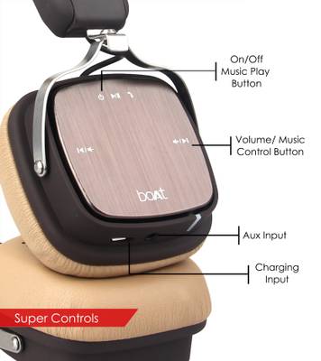 boAt Rockerz 600 Wired &amp; Wireless Bluetooth Headset With Mic