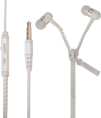 

Universal Mart Spider SD-55 Wired Headset with Mic(White, In the Ear)