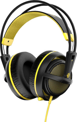 

SteelSeries Siberia 200 Wired Headset with Mic(Proton Yellow, Over the Ear)