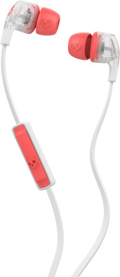 

Skullcandy S2PGHY-476 Wired Headset with Mic(Coral, In the Ear)