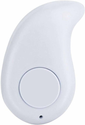 Samrat BT-white-002 Bluetooth Headset with Mic(White, In the Ear)