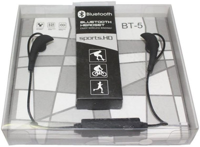 

VibeX ® BT-5 Behind-the-neck Sports Bluetooth V4.1 Earphone w/ Microphone Bluetooth Headset with Mic(Black, In the Ear)