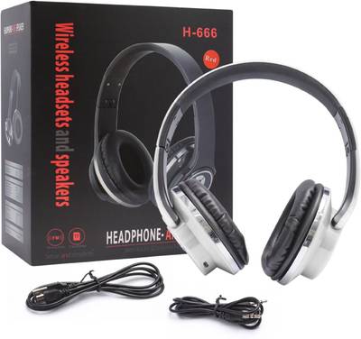 iKare H 666 Wired &amp; Wireless Bluetooth Headset With Mic