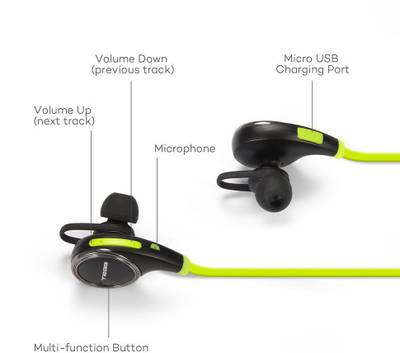 TAGG T-08-G Wireless Bluetooth Headset With Mic