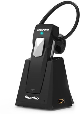 Bluedio CON06 Bluetooth Headset with Mic(Black, In the Ear)