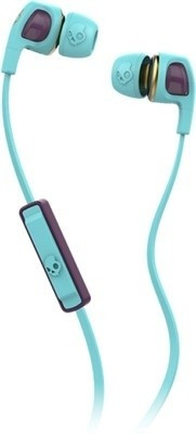 Skullcandy S2PGGY-397 Headset with Mic(Black, In the Ear)