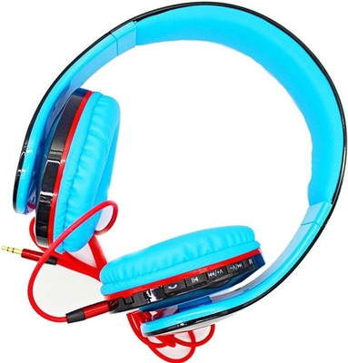 Shrih Stereo Bluetooth Headset with Mic(Blue, Black, Over the Ear)
