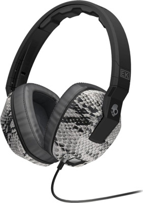 

Skullcandy SGSCFY-103 Wired Headset with Mic(Koston Snake & Black, Over the Ear)